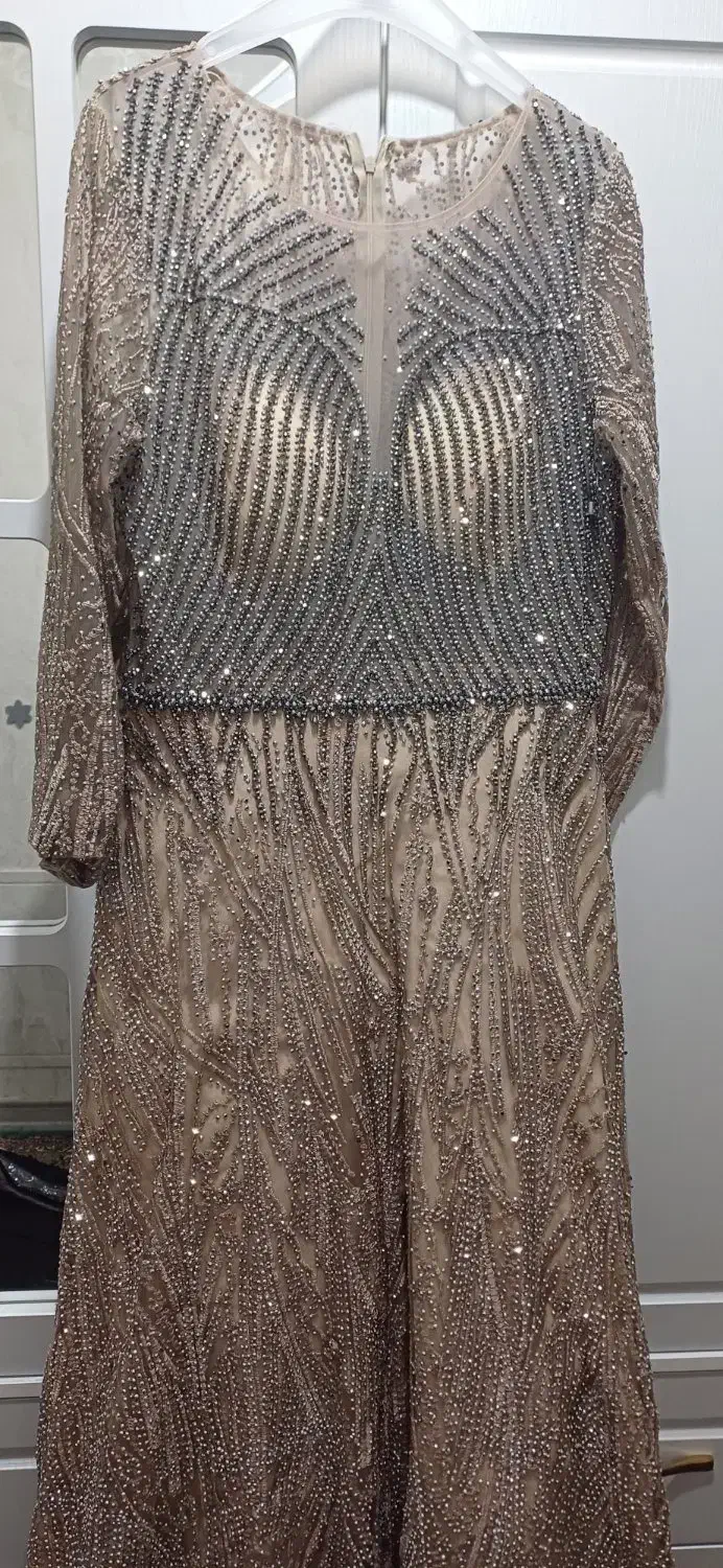 لباس مجلسی سنگ دوزی سایز ۴۴ تا ۴۸|لباس|قزوین, |دیوار