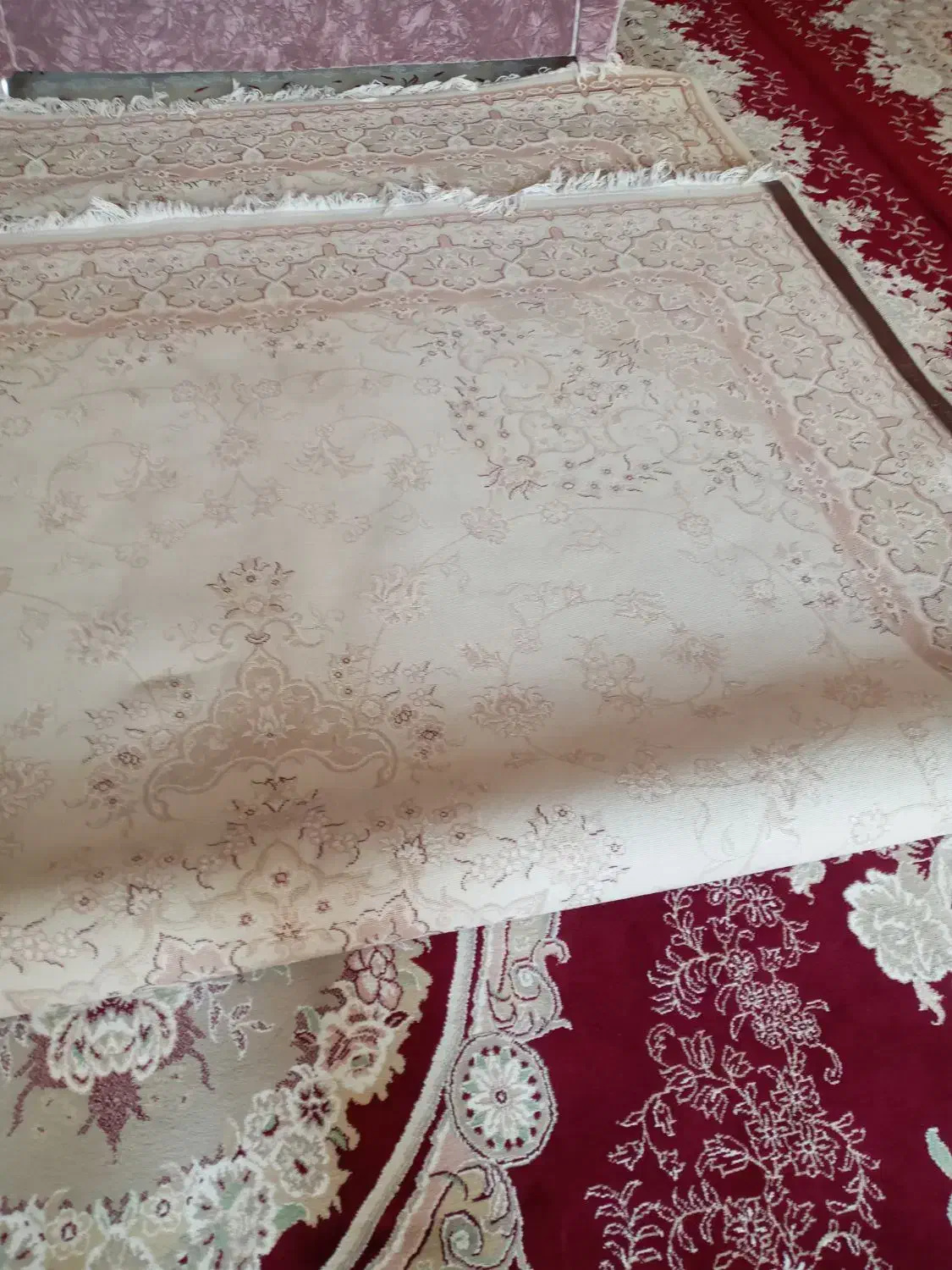 سلام دو عدد فرش شیش متری به فروش میرسد|فرش|کرمانشاه, |دیوار