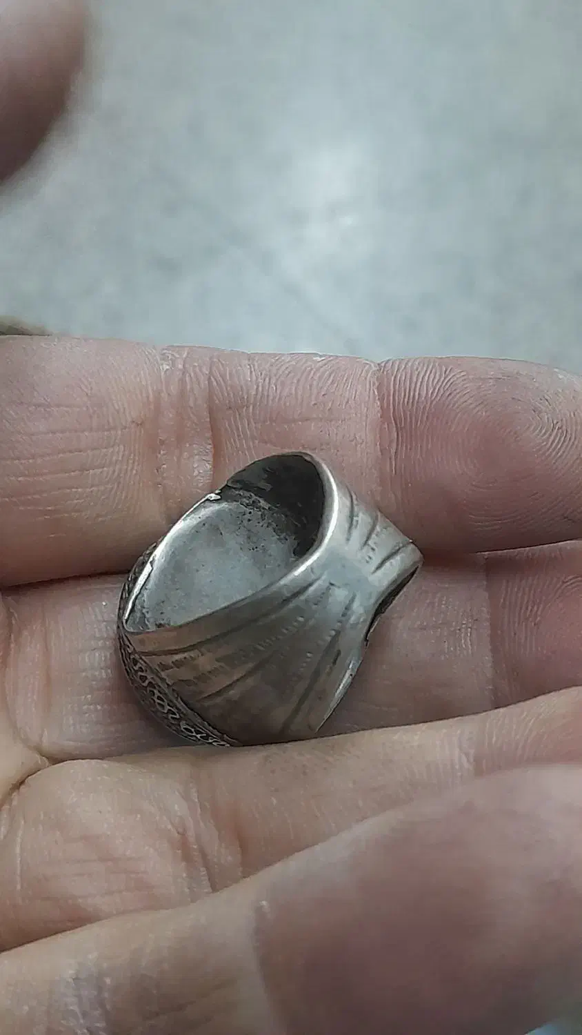 انگشتر نقره قدیم اصل|جواهرات|تهران, اتحاد|دیوار