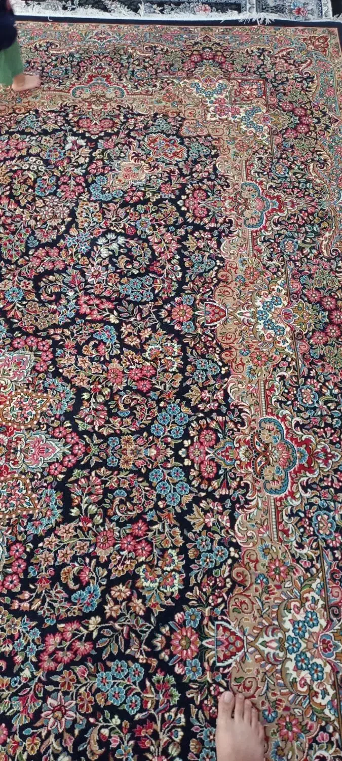 دوعدد۱۲متری ۷۰۰شانه سرمه ای|فرش|کرمانشاه, |دیوار