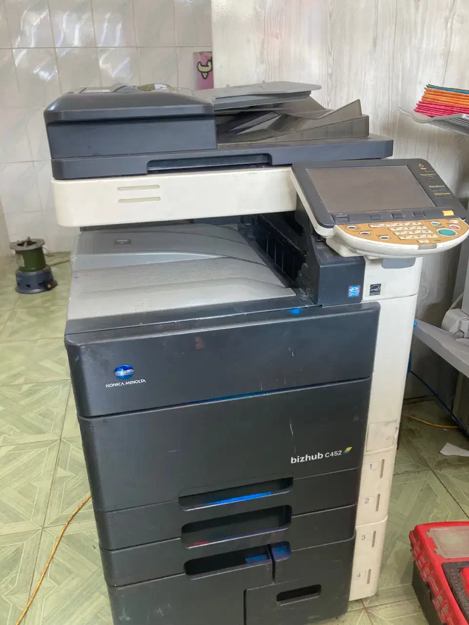 دستگاه کپی رنگی ، پربنتر کونیکا c452 سالم|پرینتر، اسکنر، کپی، فکس|لاهیجان, کوی خزر|دیوار