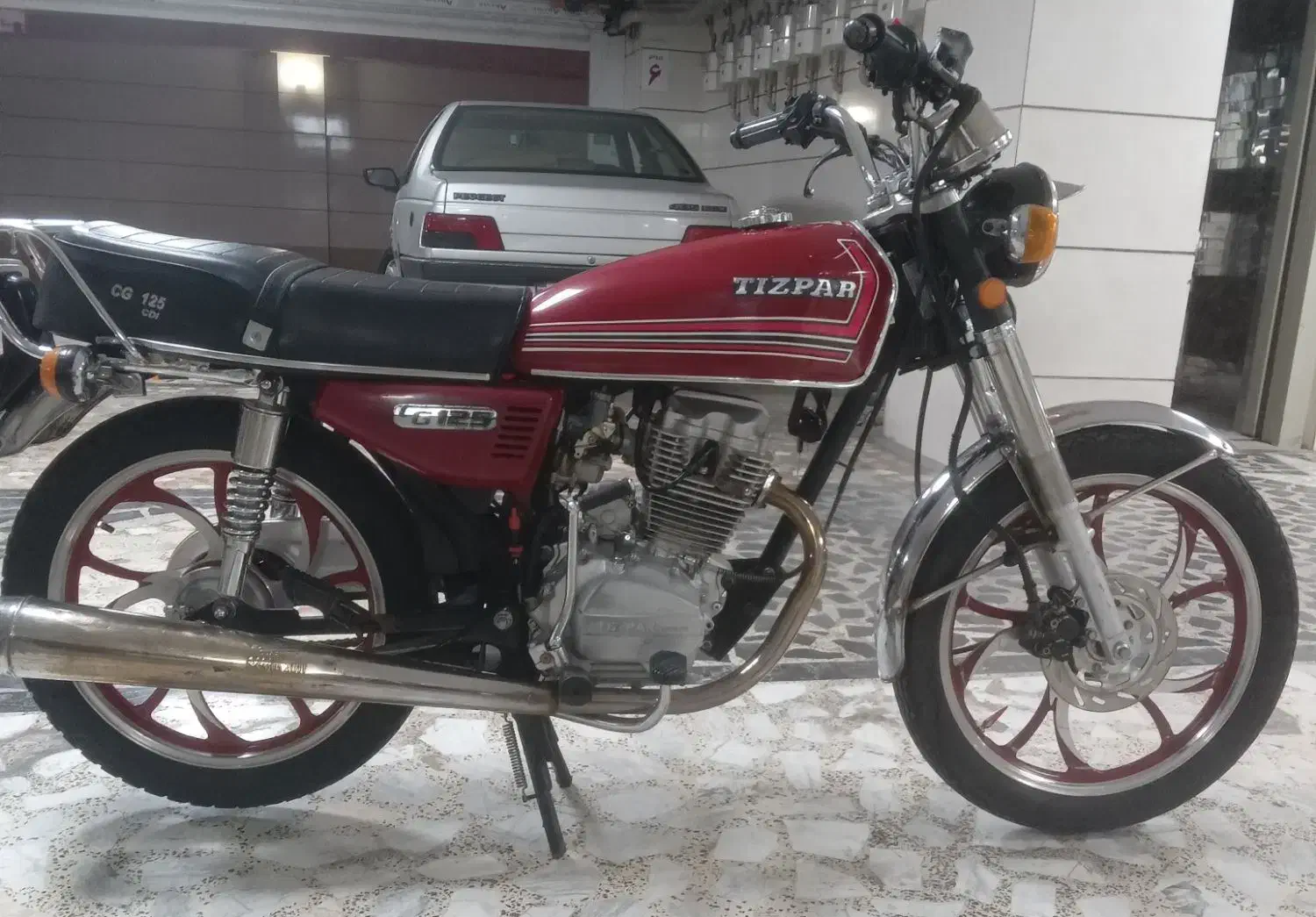 موتورهوندا۱۵۰ استارتی ۹۵ فابریک ۵ دنده شرکتی درحد|موتورسیکلت|فردیس, سرحد آباد|دیوار