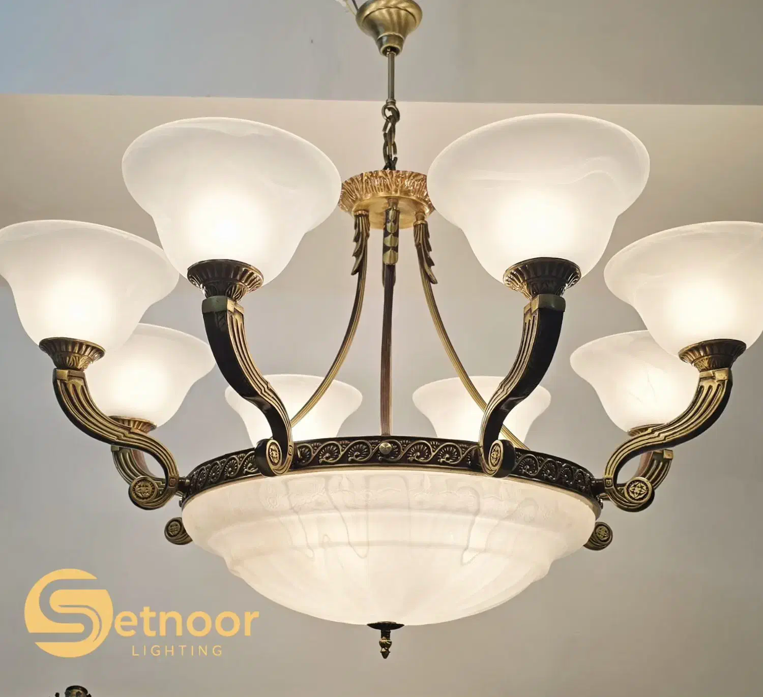 لوسترهای برنزلوکس وممتاز ست نور(قیمت تماس چت حضور)|لوستر و چراغ آویز|تهران, اقدسیه|دیوار