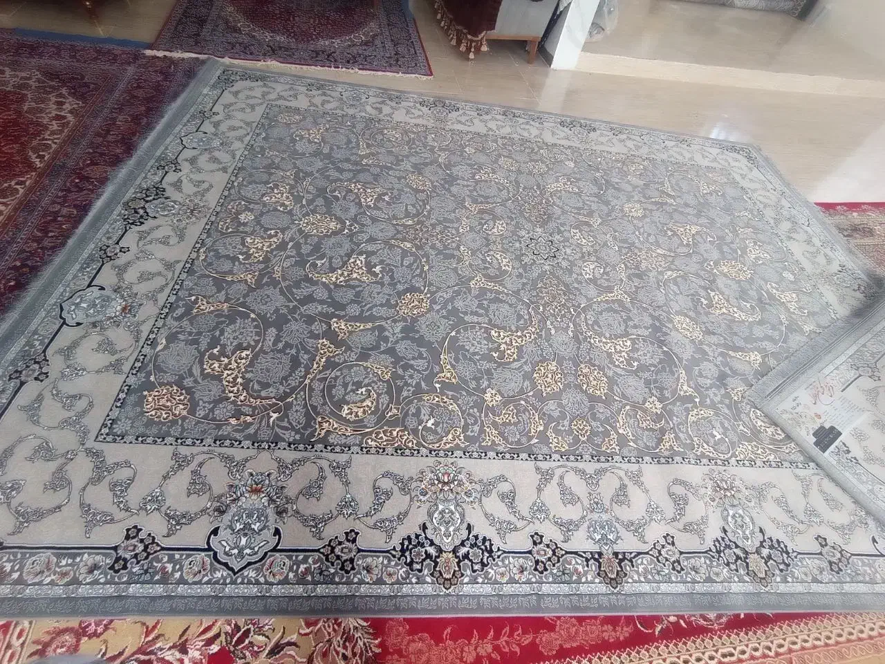 دو عدد فرش ۱۲ متری مخصوص جهیزیه اصلا استفاده نشده|فرش|سردرود, |دیوار