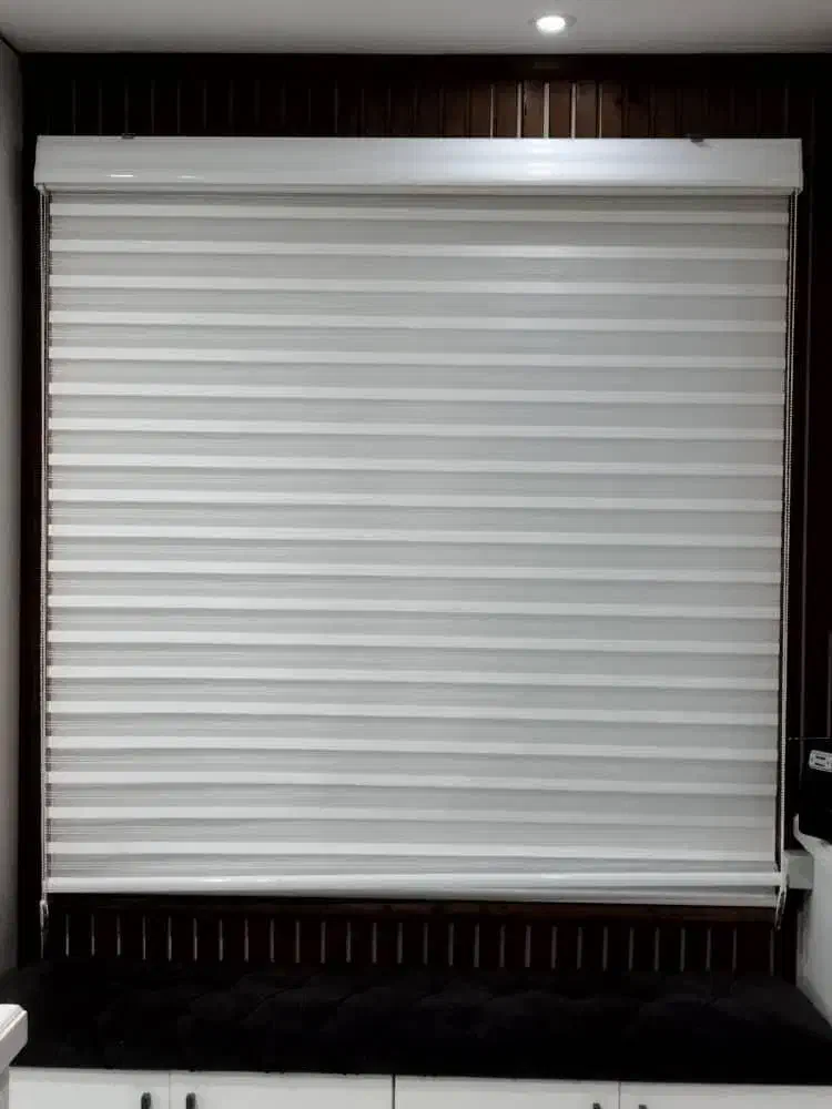 فروش فوق العاده پرده کرکره ای دو لایه|پرده، رانر، رومیزی|تنکابن, |دیوار