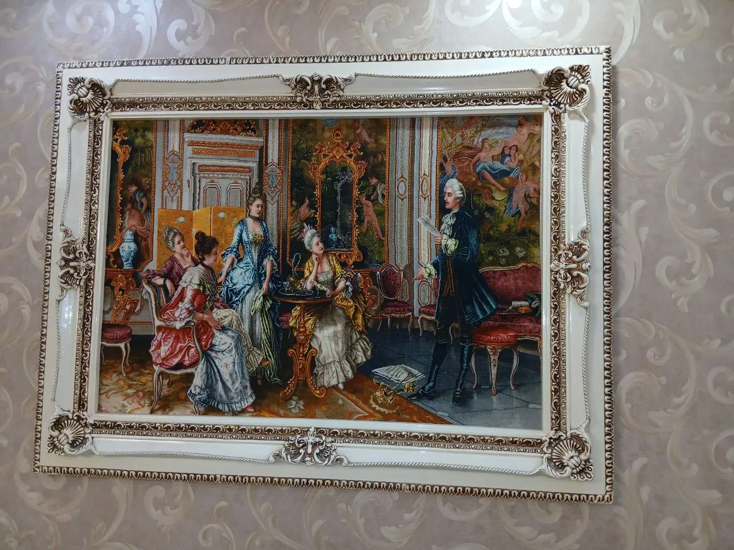 تابلو فرش ماشینی شاعر جوان|تابلو فرش|تهران, مسعودیه|دیوار