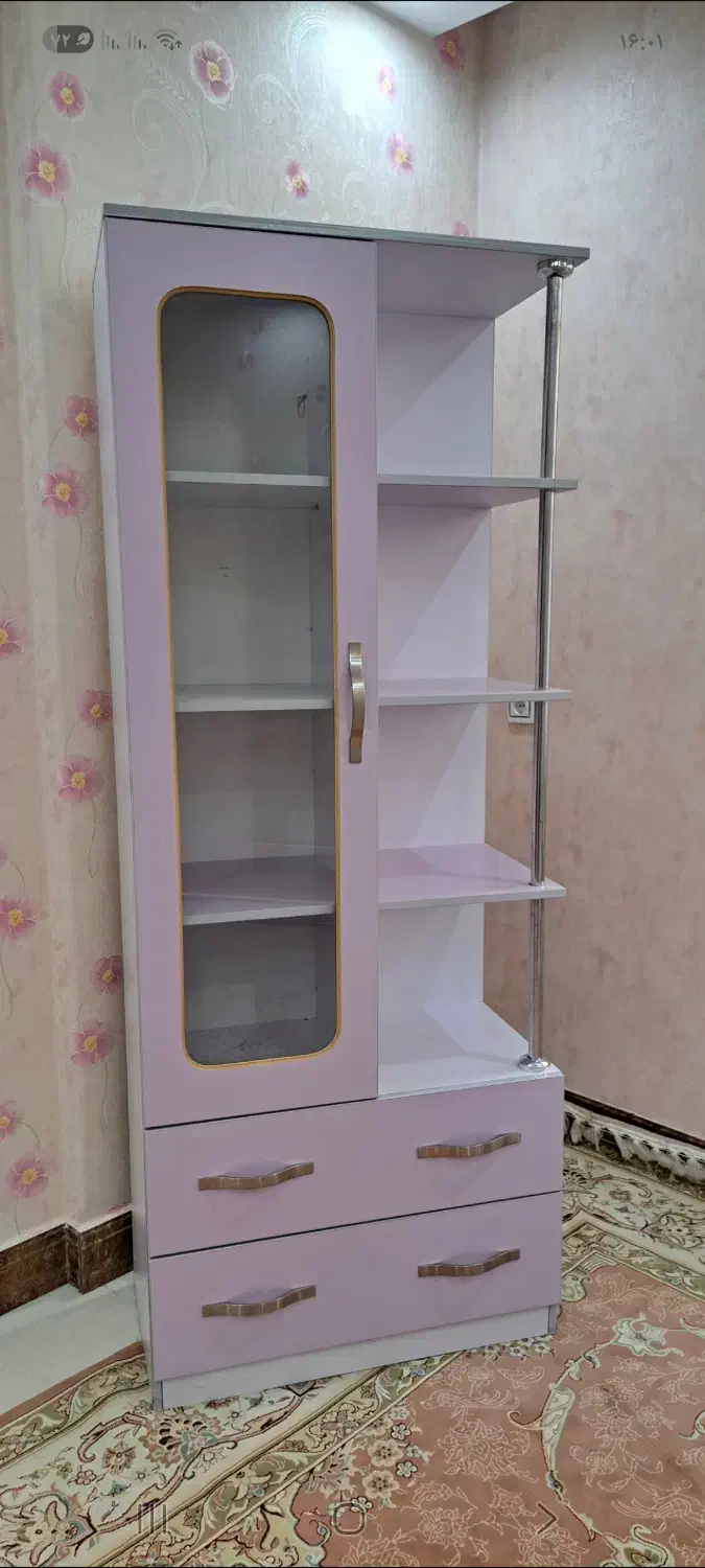 کمد چندکاره ام دی اف (کتابخانه - کمد لباس- عروسک)|جاکفشی، کمد، دراور|خلخال, |دیوار