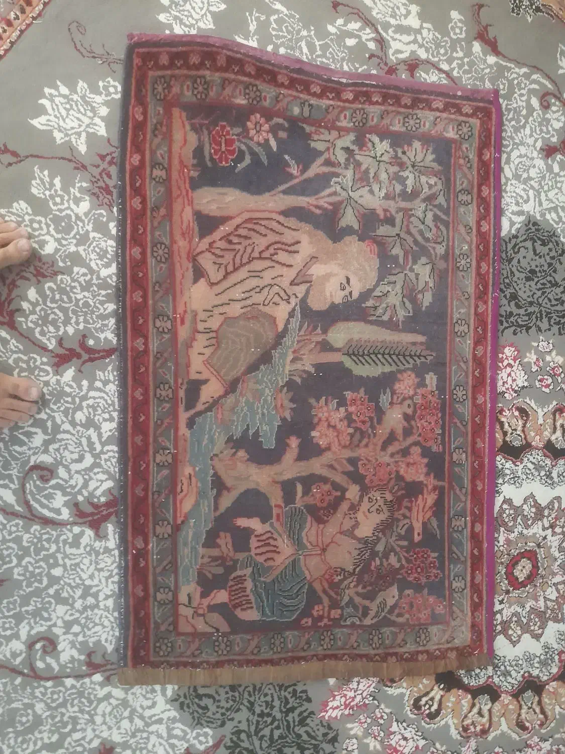 قالیچه دستی|فرش|کرمانشاه, |دیوار