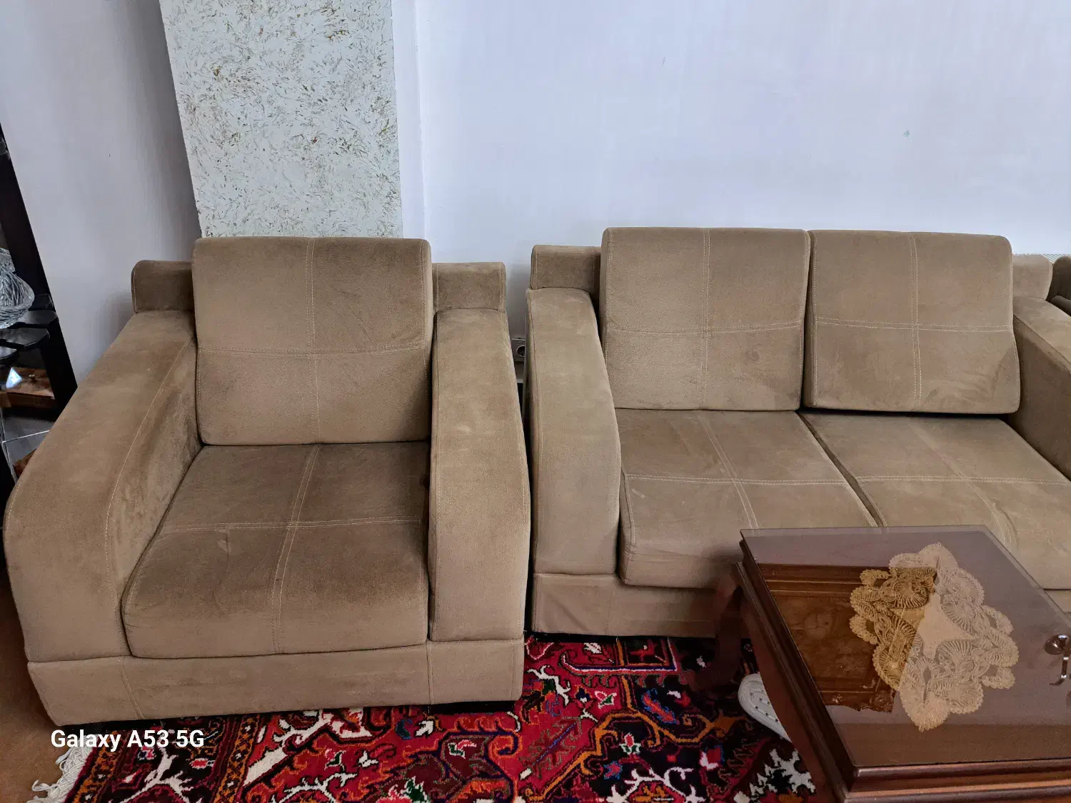 مبل  7 نفره ترکیه و میز غذا خوری 6 نفره|مبلمان خانگی و میز عسلی|مراغه, |دیوار