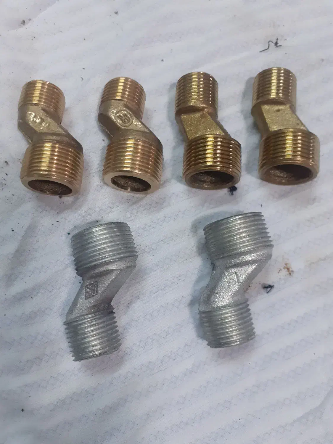 اتصالات شیر آب برنجی|لوازم سرویس بهداشتی|لاهیجان, خالو باغ|دیوار