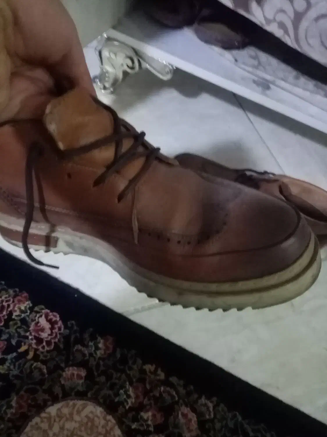 نیم پوت چرم|کیف، کفش، کمربند|شهریار, شهریار|دیوار