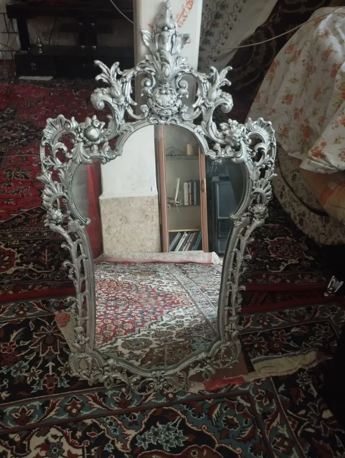 آینه زیبا و طرح دار|آینه|اراک, |دیوار