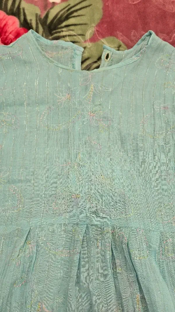 پیراهن نخی خامه دوری نو|لباس|میبد, |دیوار