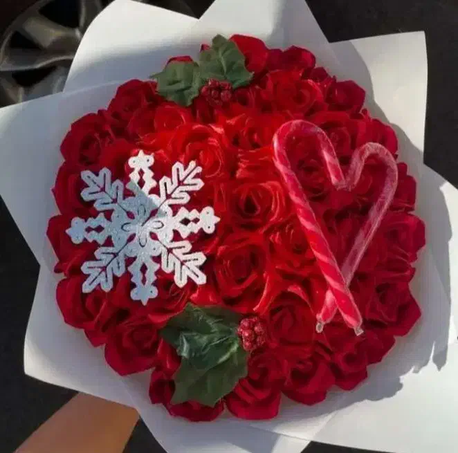 گل روبانی  یلدایی فقط شاخه ای ۱۲ت|گل مصنوعی|اردبیل, |دیوار