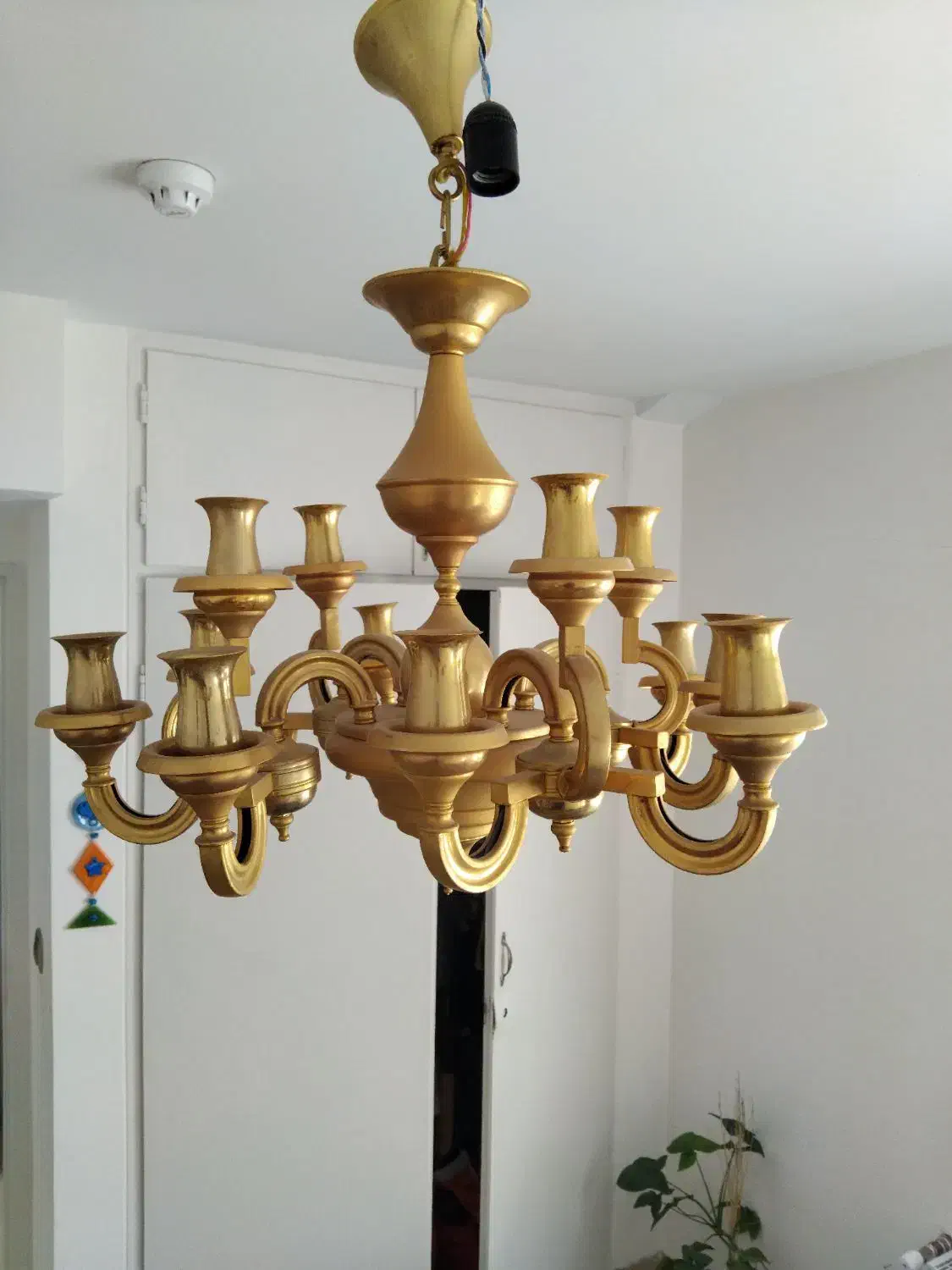 لوستر سقفی دوعدد|لوستر و چراغ آویز|پرند, فاز ۳|دیوار