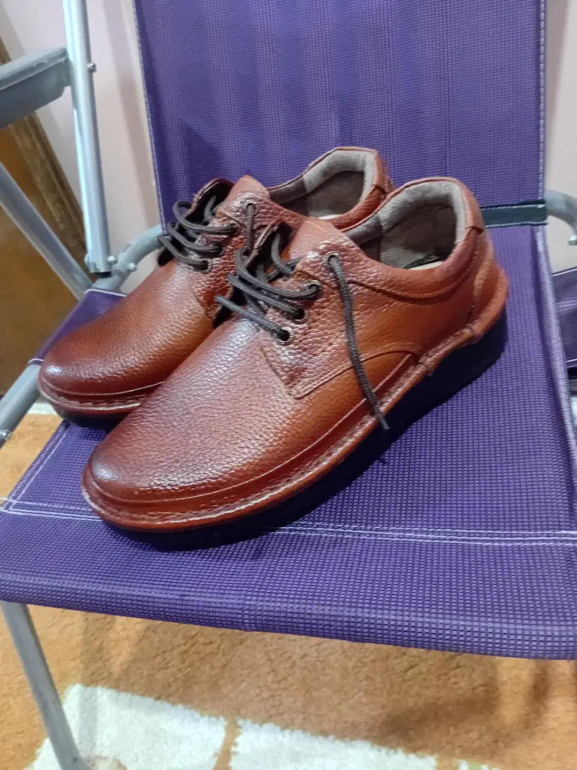 کفش چرم سایز 41 و 40|کیف، کفش، کمربند|دوگنبدان, |دیوار