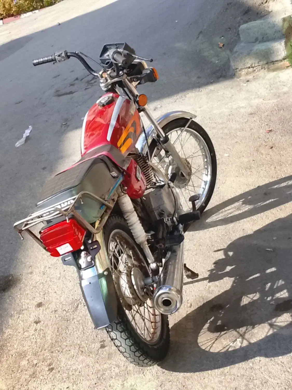 موتور مزایده معاوزه با گوشی|موتورسیکلت|سنندج, |دیوار