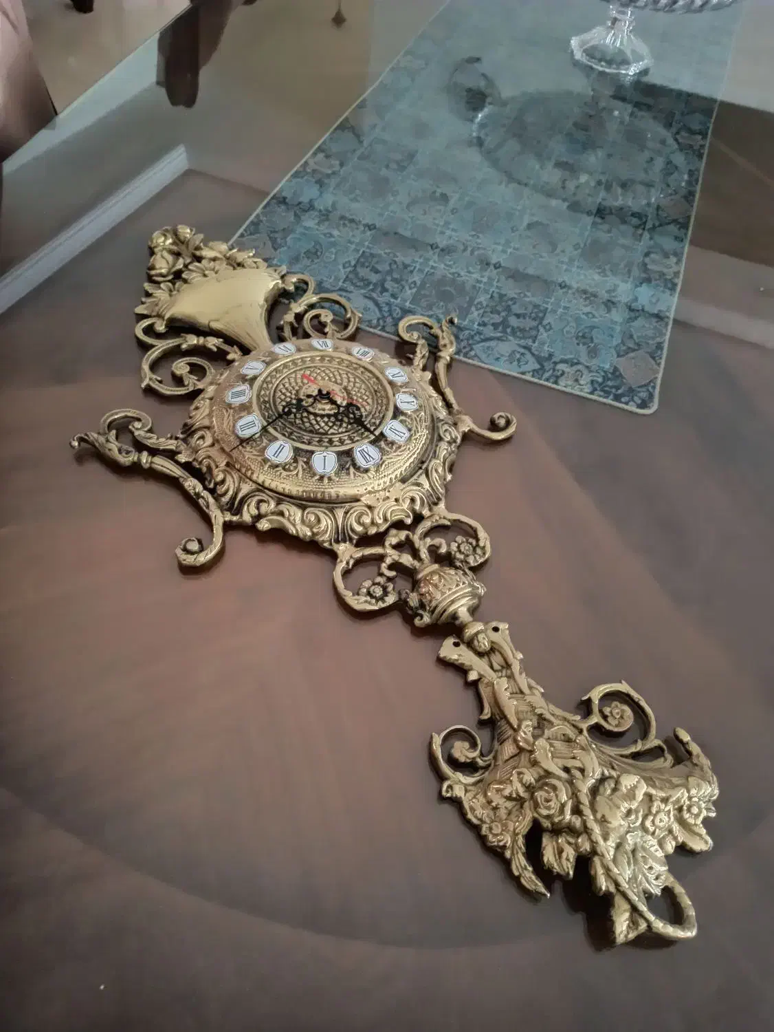 ساعت تمام برنز سنگین|ساعت دیواری و تزئینی|اراک, |دیوار