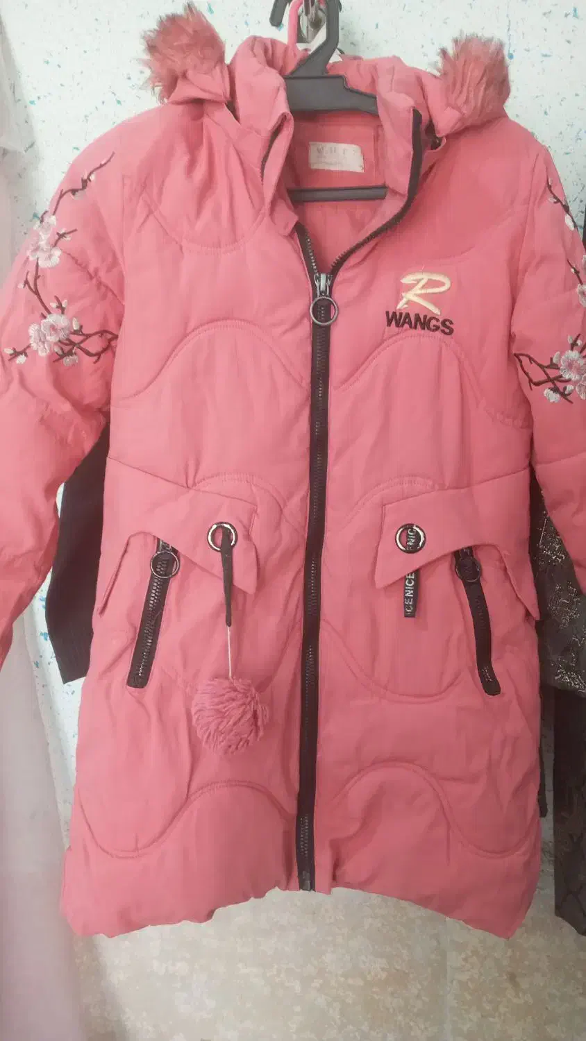 کاپشن دخترانه ۱۰ نا ۱۲ سال .فقط یک بار شسته شده .|کفش و لباس بچه|شهرکرد, |دیوار