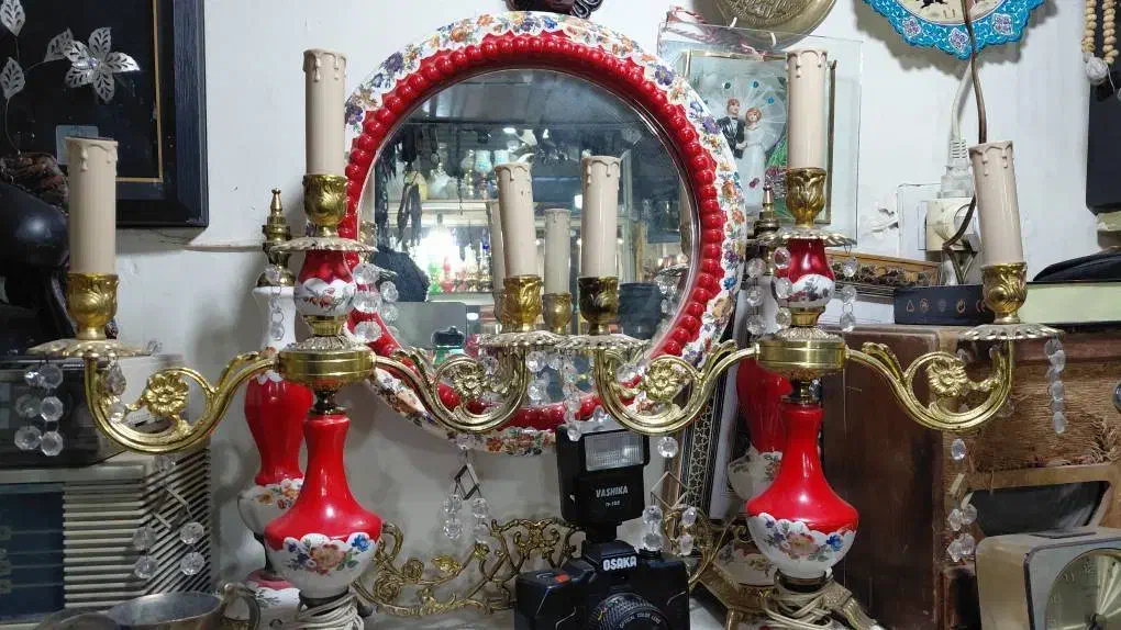 آینه و شمعدون|آینه|تهران, خزانه|دیوار