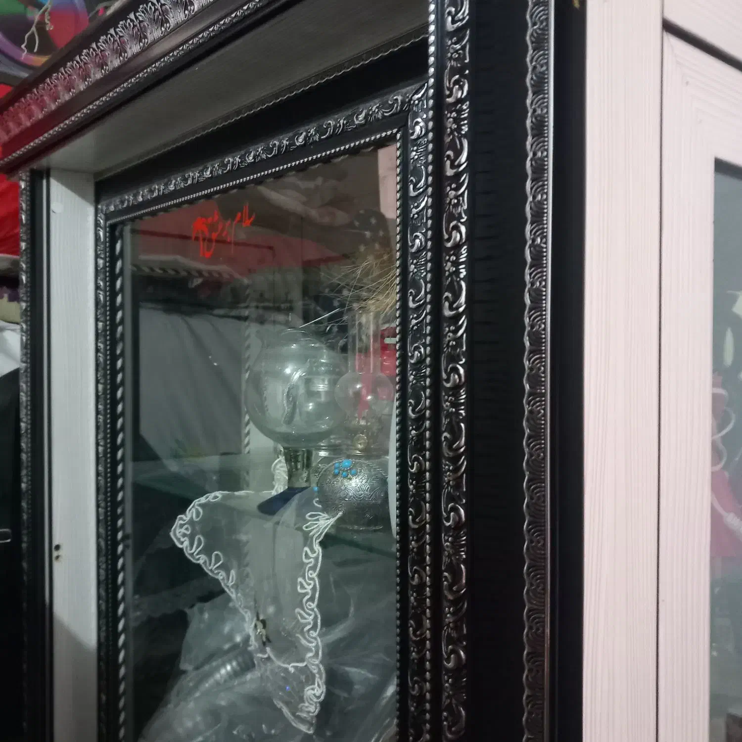 ویترین چوبی|بوفه، ویترین، کنسول|سامان, |دیوار