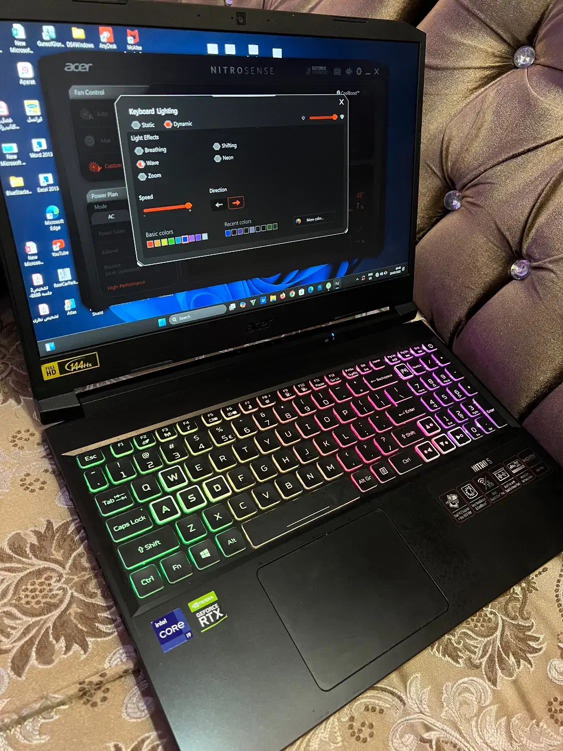 لب تاپ Laptop gaming acer nitro 5|رایانه همراه|اهواز, کمپلو شمالی|دیوار