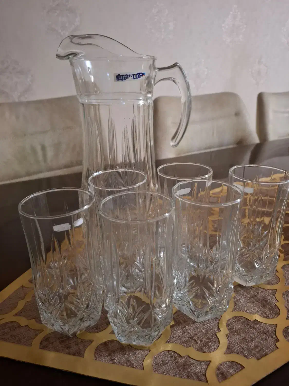 پارچ و لیوان امپراطوریmade in uae|ظروف سرو و پذیرایی|مشکین‌دشت, |دیوار