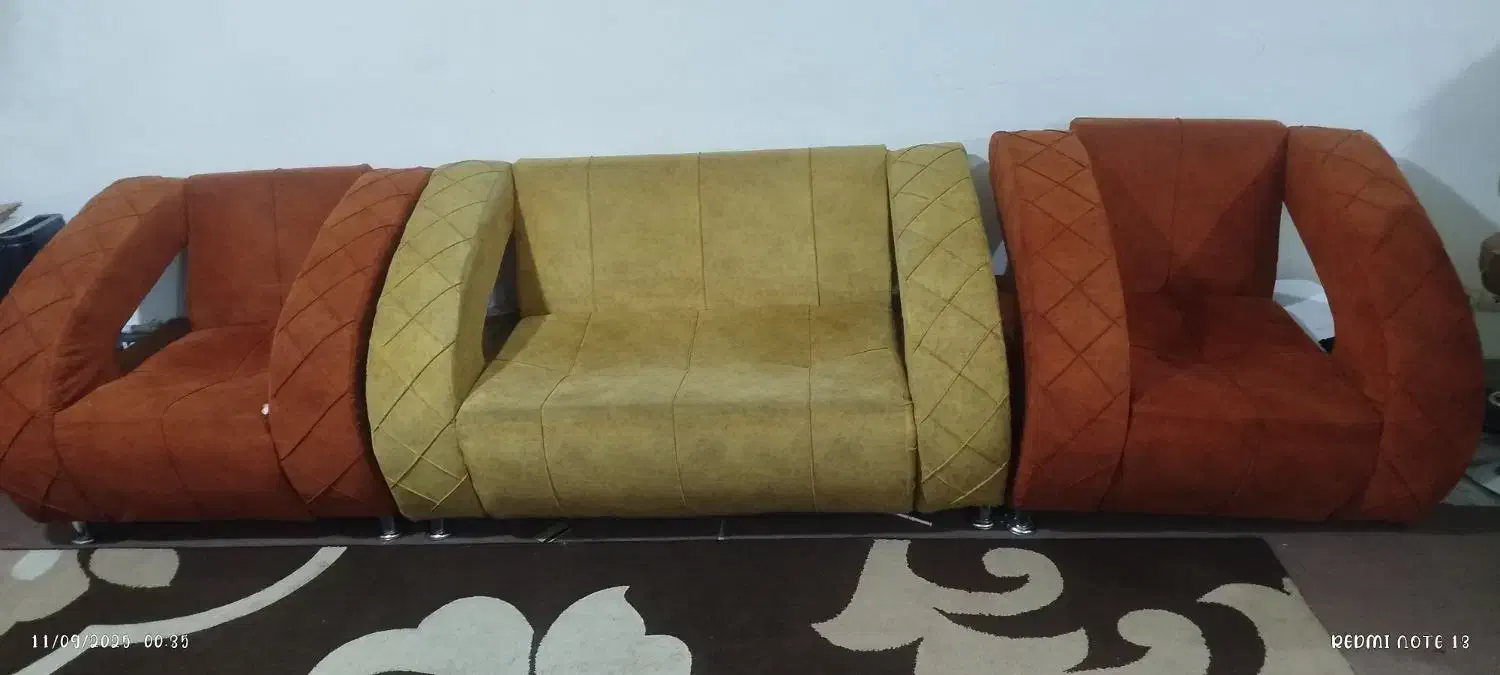 مبلمان ۷نفره و میز تی وی|مبلمان خانگی و میز عسلی|کازرون, |دیوار