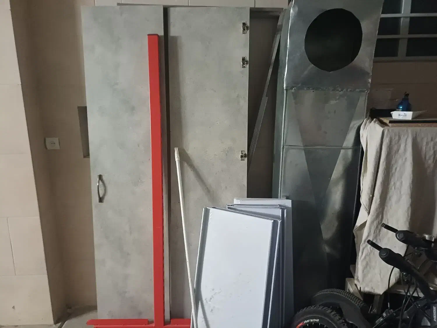 درب ام دی اف بتونی ۱در۲|مصالح و تجهیزات ساختمان|اصفهان, جویباره|دیوار