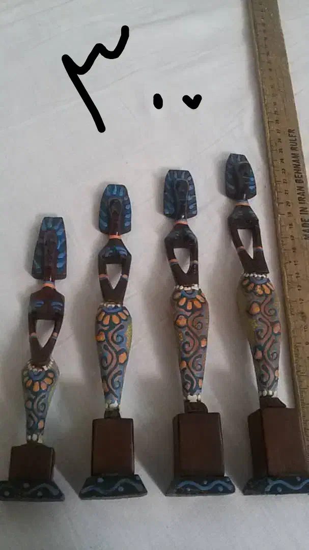 مجسمه چوب کار دست|مجسمه، تندیس، ماکت|قم, باجک سه|دیوار