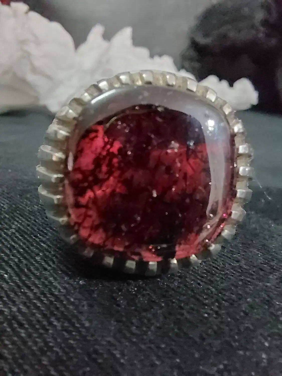 انگشتر شجر قاعنات و یاقوت سیلان|جواهرات|تهران, پرستار|دیوار