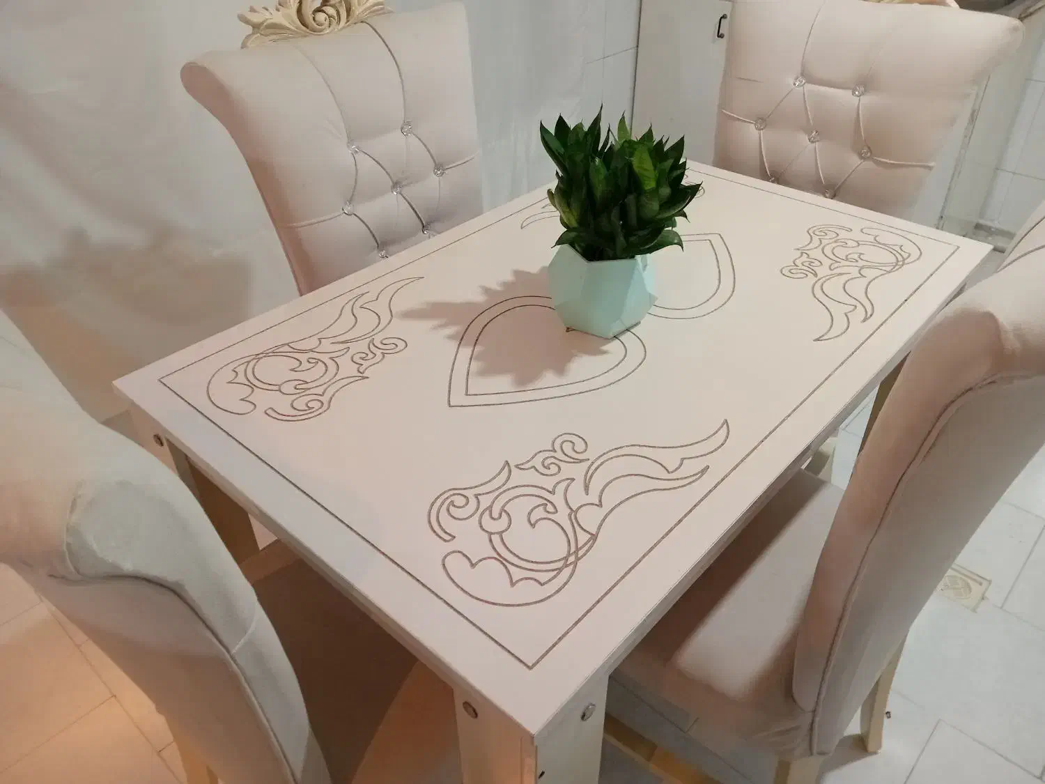 میز غذاخوری|میز و صندلی غذاخوری|نمین, |دیوار