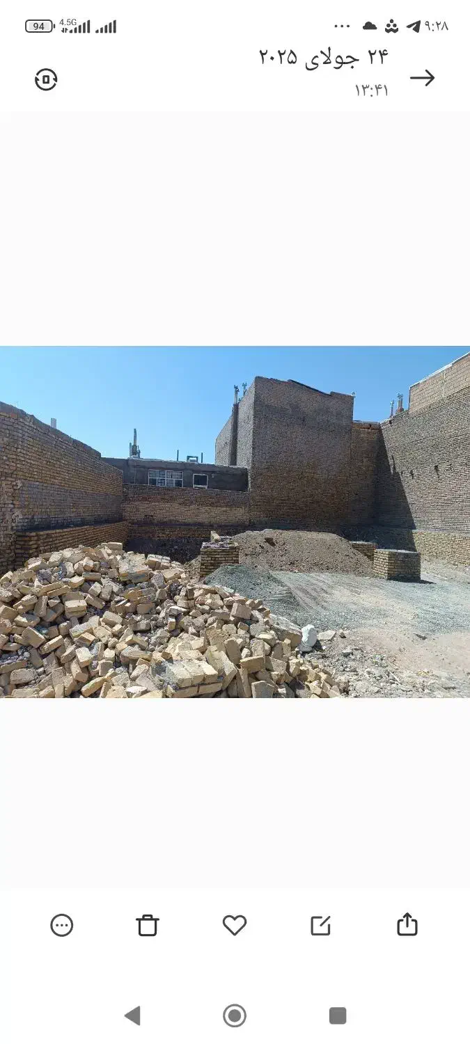 زمین نیمه ساز|فروش زمین و ملک کلنگی|تربت‌حیدریه, ده پائین|دیوار