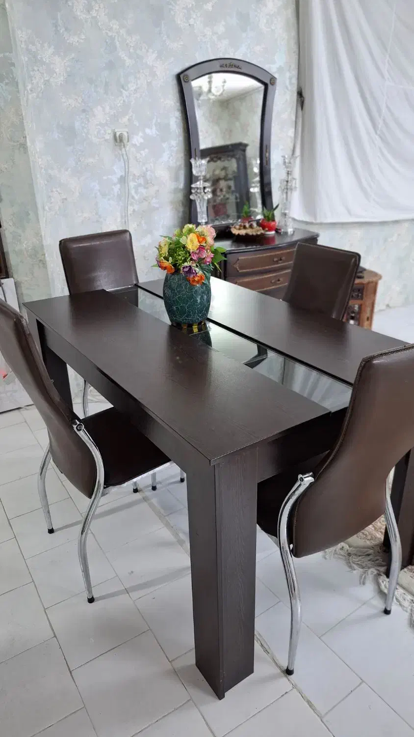 میز نهار خوری ۴ نفره|میز و صندلی غذاخوری|مشهد, احمدآباد|دیوار