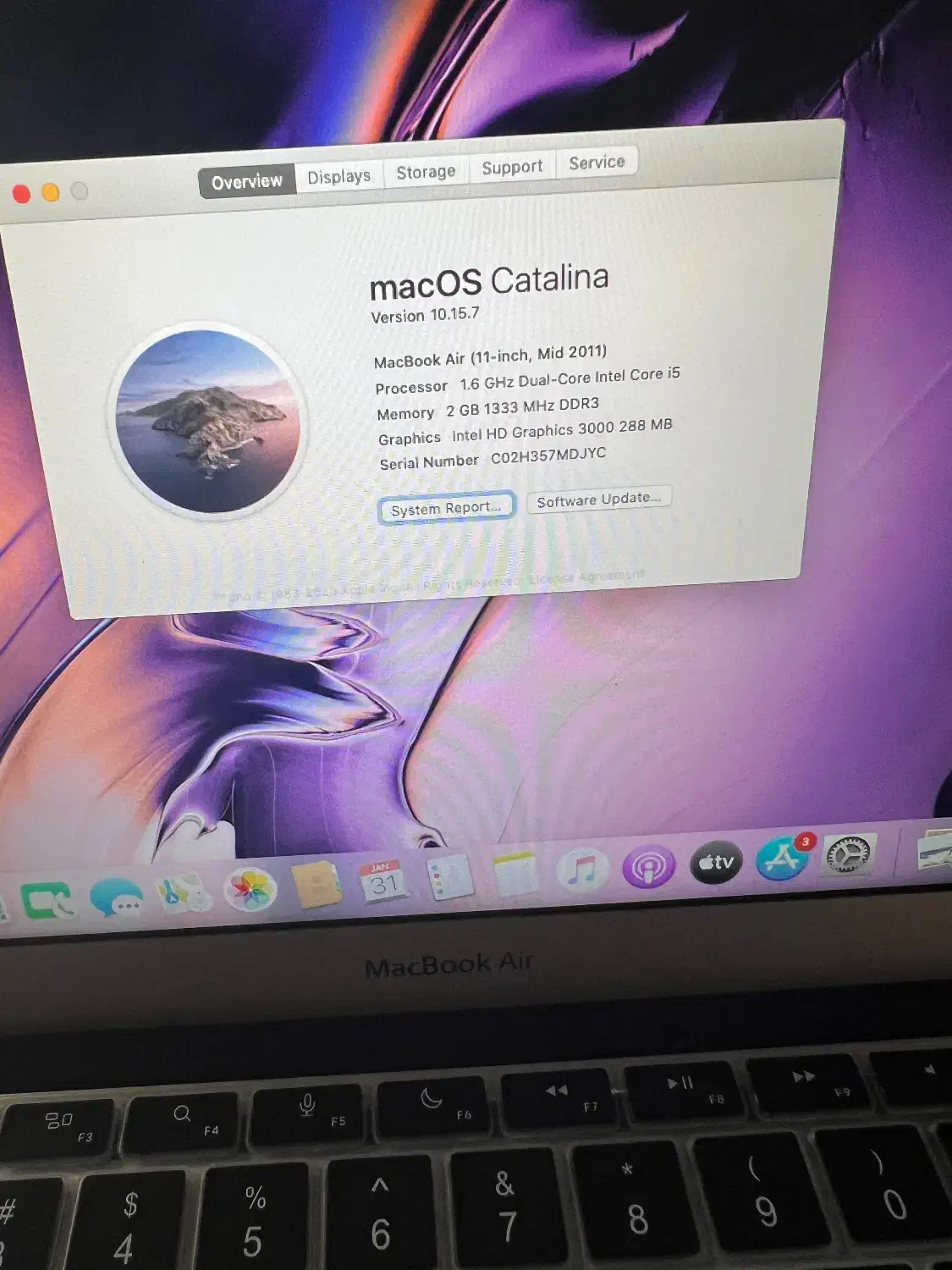 apple MacBook-Air2011|رایانه همراه|بندرعباس, |دیوار