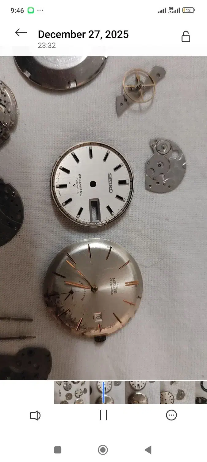 تعدادی قطعات ساعت یکجا حضوری|کلکسیون و سرگرمی|تهران, مجیدآباد|دیوار