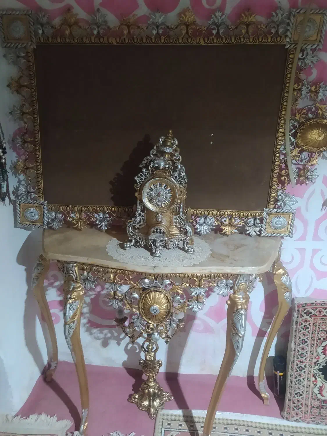 آینه وکنسول|آینه|سنندج, |دیوار