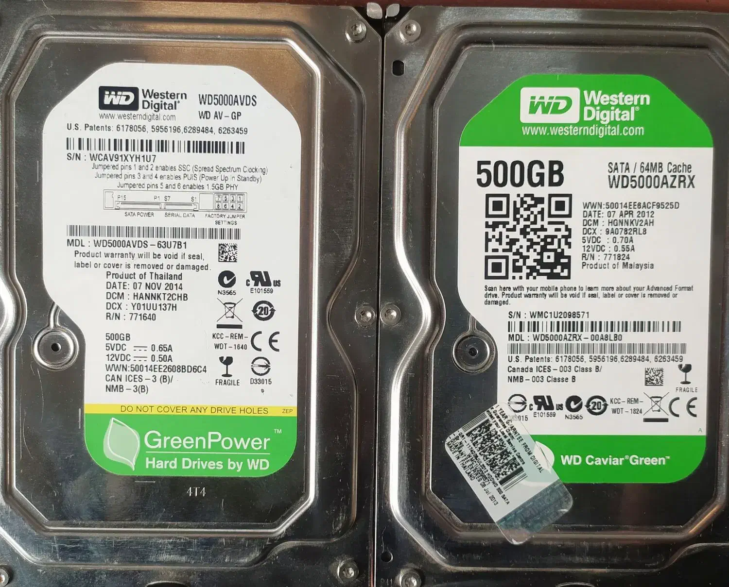 هارد 500 وسترن سبز ، سلامتی 100٪|قطعات و لوازم جانبی رایانه|تهران, نیروی هوایی (پیروزی)|دیوار