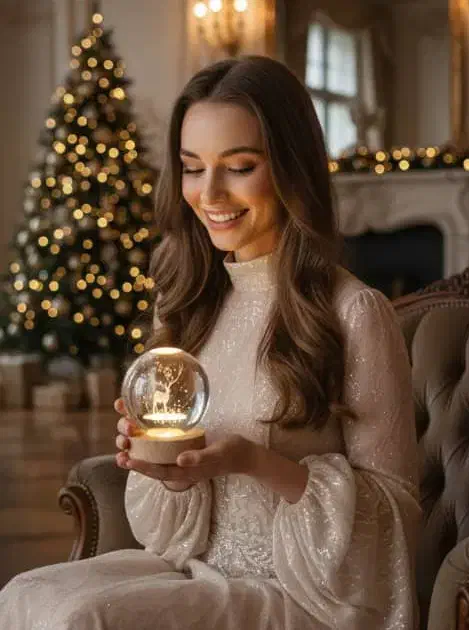 چراغ خوب گوی کریستال کادو روز زن ارسال رایگان|چراغ خواب و آباژور|اصفهان, ملک‌شهر|دیوار