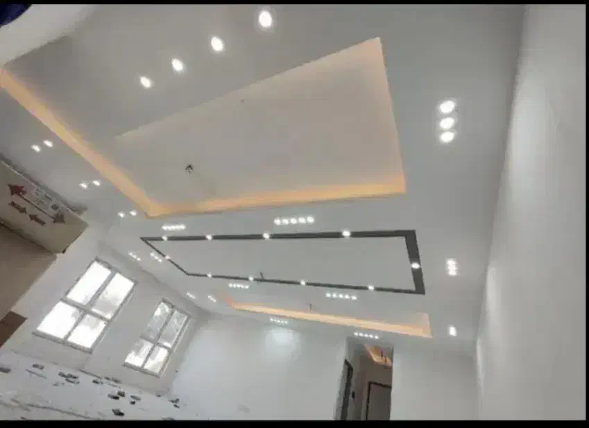 کناف کاری .تی وی وال.  طراحی دکوراسیون داخلی|خدمات پیشه و مهارت|خرم‌آباد, |دیوار