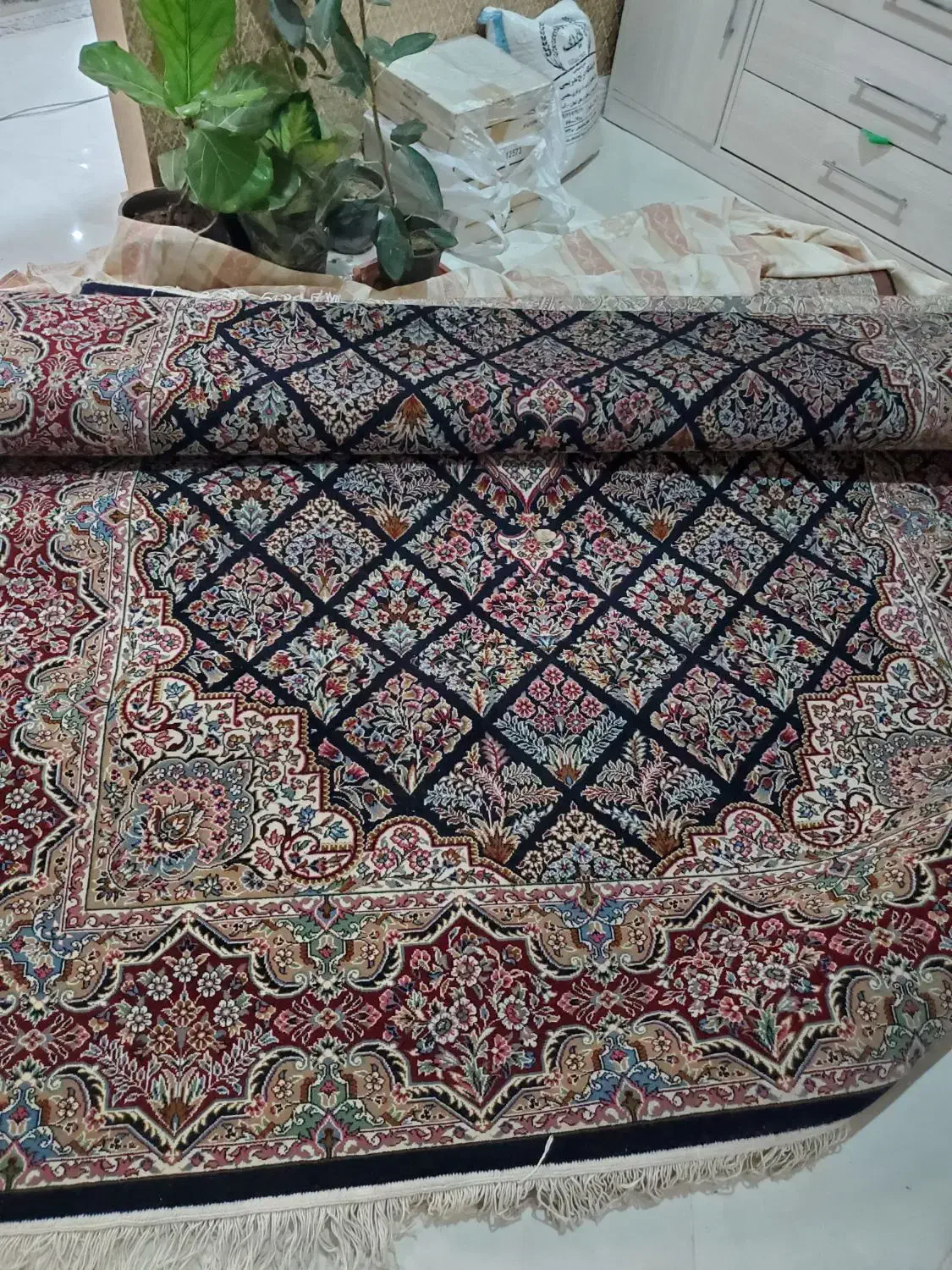 فرش ۴ متری و ۶ متری|فرش|رباطکریم, پرندک|دیوار