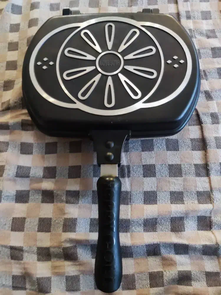 تابه دو طرفه چدنی|ظروف پختوپز|ری, حمزهآباد|دیوار