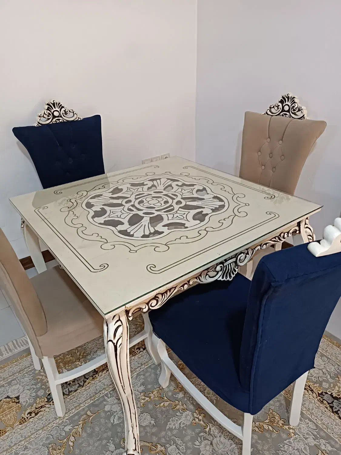 میز غذاخوری 4 نفره|میز و صندلی غذاخوری|فسا, |دیوار