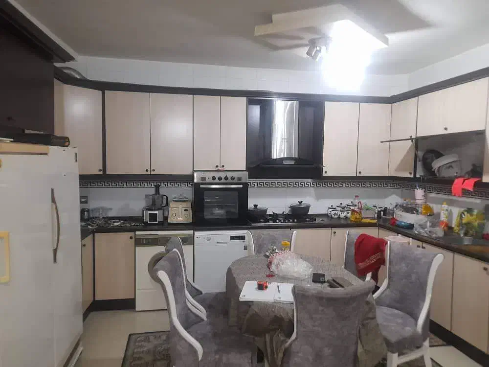 کابینت اشپزخانه همراه با گاز و هود و سینک ظرفشویی|آب‌چکان و نظم‌دهنده ظروف|آستارا, |دیوار