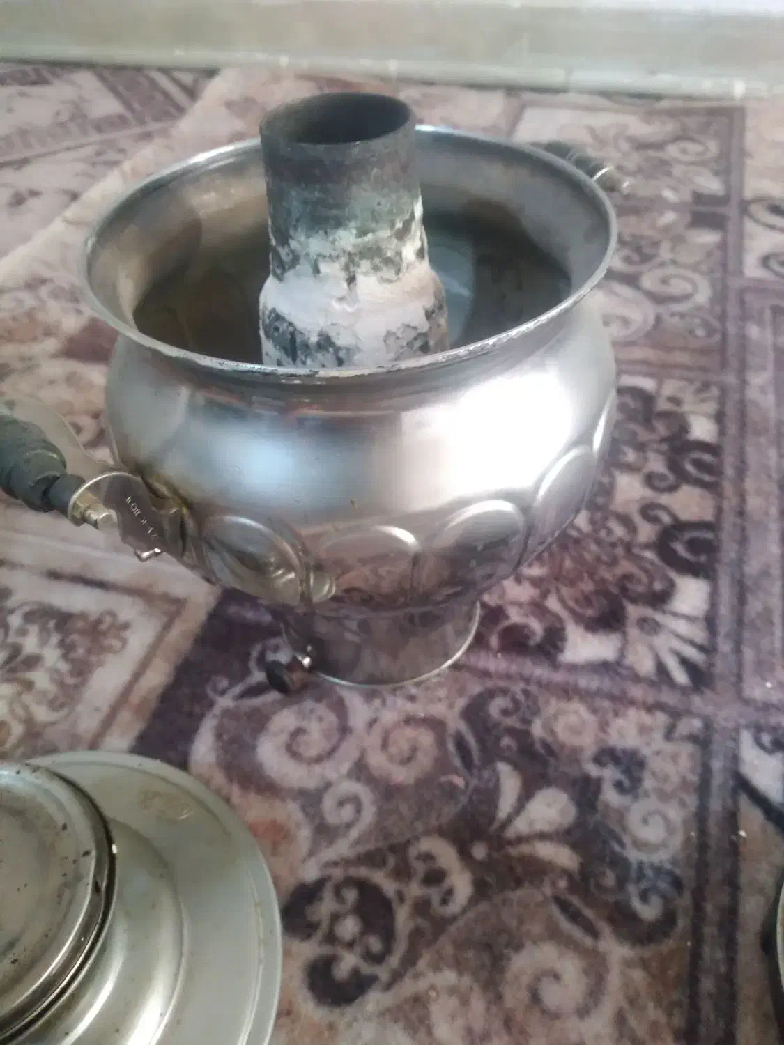 سماور گازی برنجی|سماور، چایساز، قهوهساز|سمنان, |دیوار