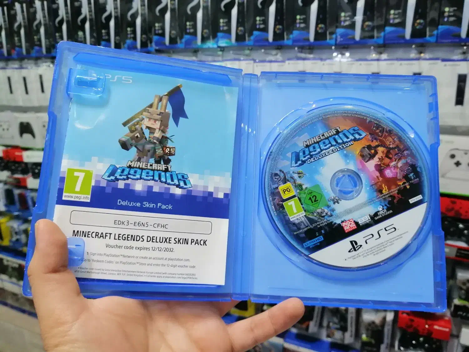 دیسک cd بازی ماینکرفت Minecraft برای ps5|کنسول، بازی ویدئویی و آنلاین|اندیشه, اندیشه فاز ۱|دیوار