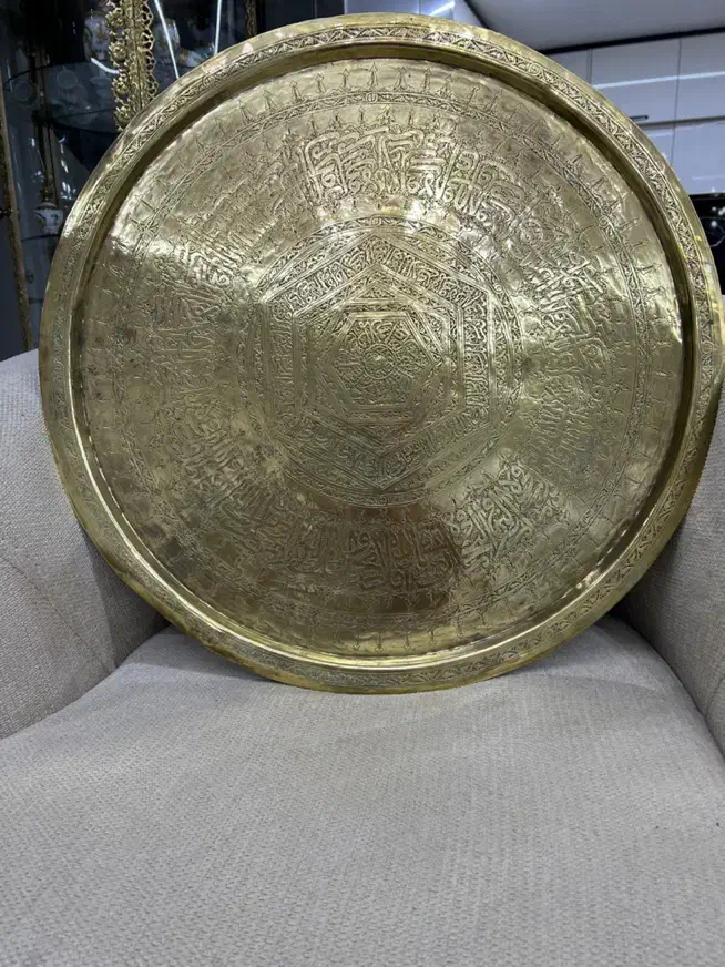 سینی مسی قدیمی|کلکسیون اشیاء عتیقه|رودهن, |دیوار