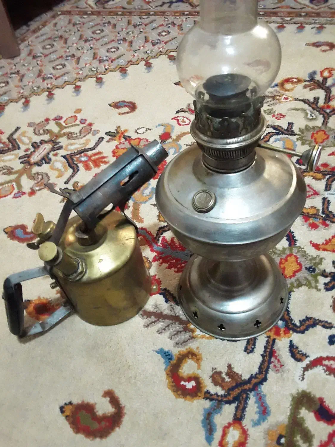 پیرموس و گردسوز قدیمی|کلکسیون اشیاء عتیقه|رشت, اسماعیل آباد|دیوار