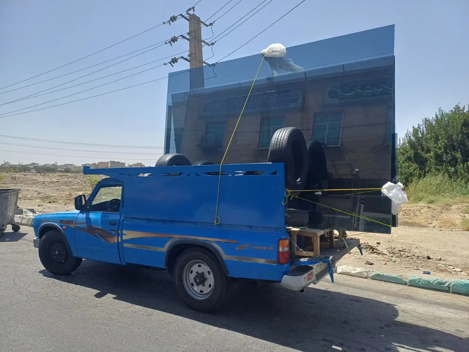 حمل شیشه خام لمینیت سکوریت نیسان خرکدار|خدمات حمل و نقل|فردیس, انبار نفت|دیوار