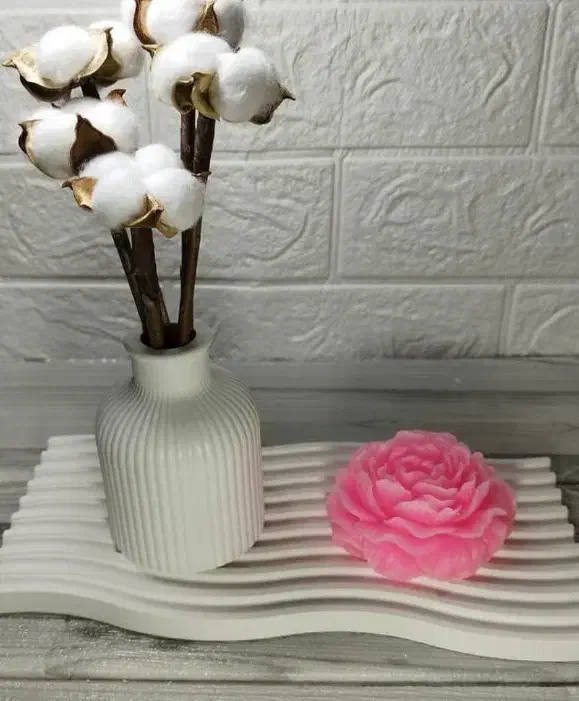 سینی بتنی موج دار|صنایع دستی و سایر لوازم تزئینی|ارومیه, |دیوار